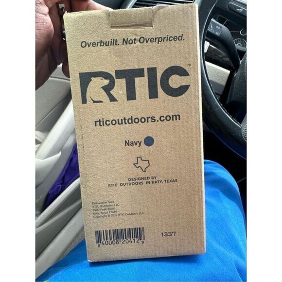 RTIC 30 oz. Vacuum Insulated Stainless Steel Tumbler - Matte Navy Dirty Thirty - Picture 1 of 6